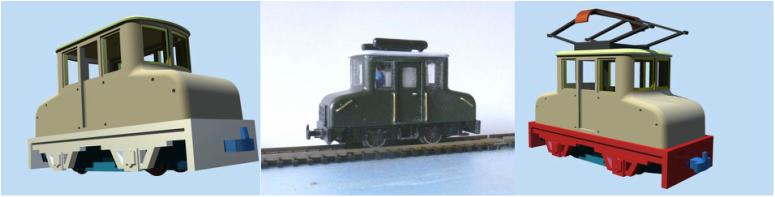 FITS The KATO 11-103 CHASSIS REVISED KIT WITH ROOF RACK 3D 009 RAILBUS 